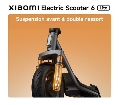 Trottinette électrique Xiaomi Electric Scooter 6 Lite 300 W Noir – Image 5