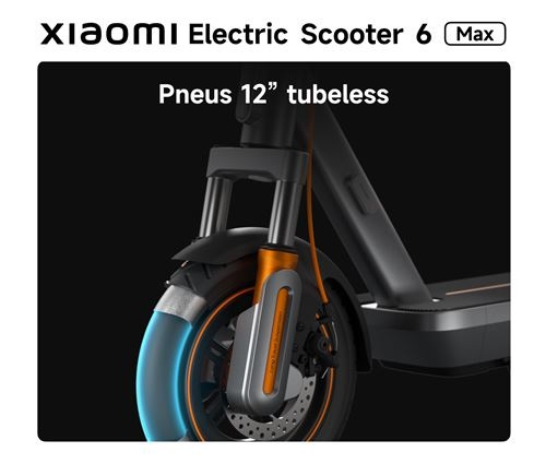 Trottinette électrique Xiaomi Electric Scooter 6 Max 450 W Noir – Image 8