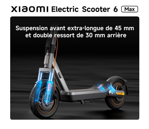Trottinette électrique Xiaomi Electric Scooter 6 Max 450 W Noir – Image 10