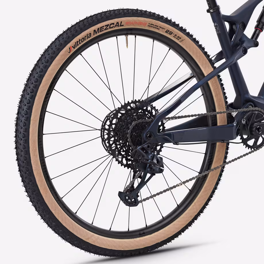ROCKRIDER Vélo vtt xc crosscountry race 900 s bleu – cadre full carbone – GX roues carbon – Image 4