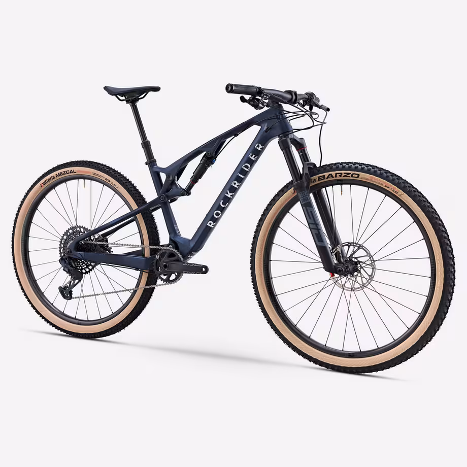 ROCKRIDER Vélo vtt xc crosscountry race 900 s bleu – cadre full carbone – GX roues carbon – Image 7