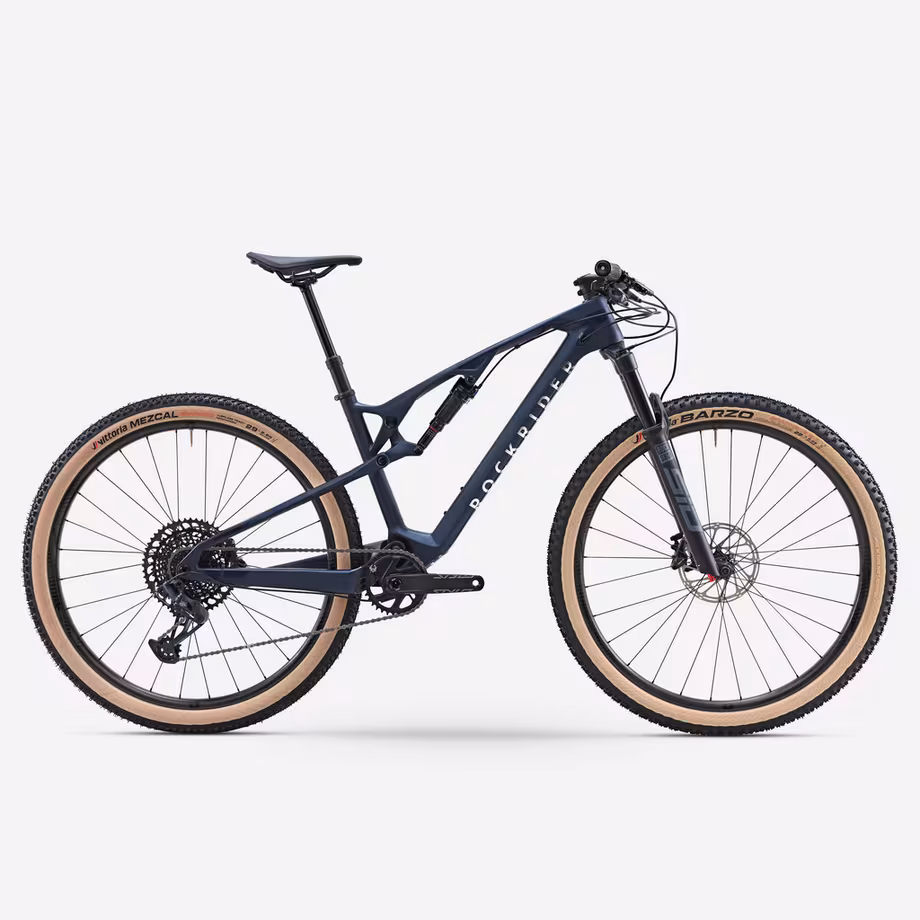 ROCKRIDER Vélo vtt xc crosscountry race 900 s bleu – cadre full carbone – GX roues carbon