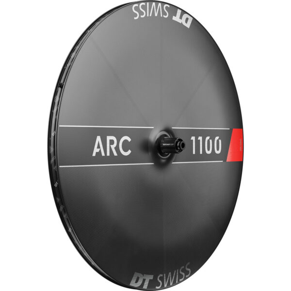 Roue lenticulaire carbone DT Swiss ARC 1100 DICUT DB DISC disque tubeless ready 2026