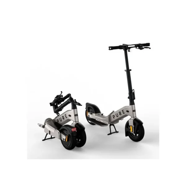 Trottinette électrique Pure Electric Pure Advance Flex 710 W Argent Platine Métallisé