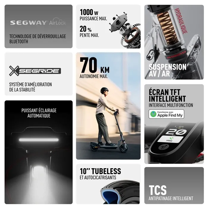 Trottinette électrique Segway Ninebot F3 E – Image 4