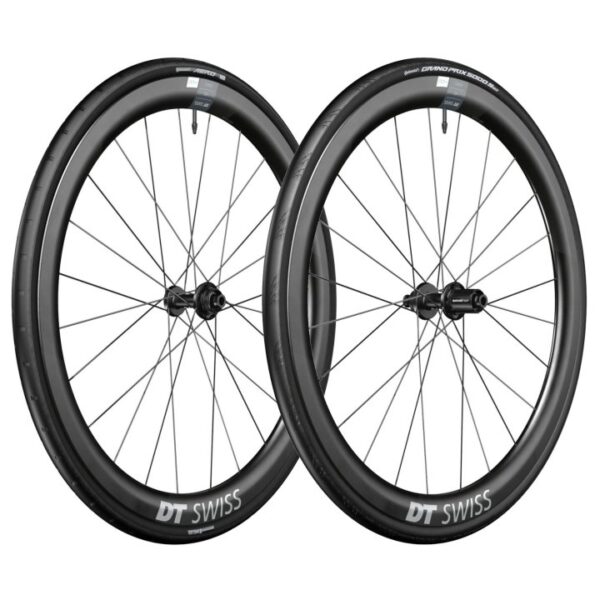 DT Swiss | Continental Système de Roue WTS - Set ERC 1400 DICUT 45 + Pneu Pliable Aero 111 / GP 5000 S - 28" | 12x100/12x142mm - HG-L / XDR